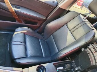 Kompletní ///M interiér BMW E83 X3, čená kůže, dekor, VÝHŘEV - 3