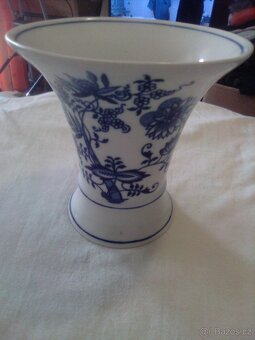 Váza vzor cibulák Český porcelán , - 3