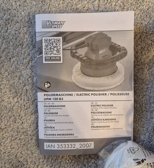 ULTIMATE SPEED Leštička UPM 120 B3, 353332_2007 - 3