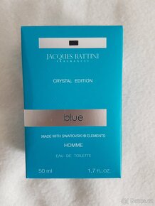 Pánská toaletní voda Jacques Battini Blue - Swarovski - 3