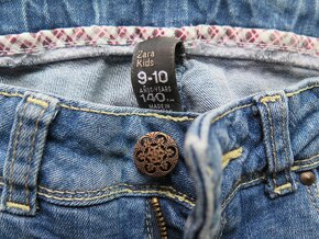 džíny ZARA Kids vel. 140,gum.pas,1.maj.-kup v CZ málo nošené - 3
