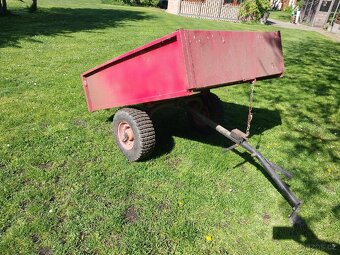 Vozík VARES. Za malotraktor nebo za sekací traktor. - 3