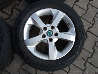 ALU LITÁ KOLA ŠKODA OCTAVIA II,III 16",5x112mm,205/55/16. - 3