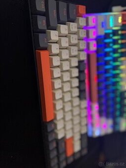 K68 Mechanická klávesnice bezdrátová, RED-switch - 3