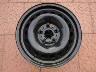 Plechové disky kola originál VW Škoda 5x112 6Jx15 ET43 - 3