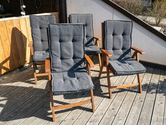 ZAHRADNÍ POLOHOVACÍ KŘESLA GENTLE, TEAK - 3