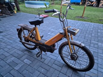 Babetta 228, první neodpružená BABETA, 19" kola, žlutá - 3