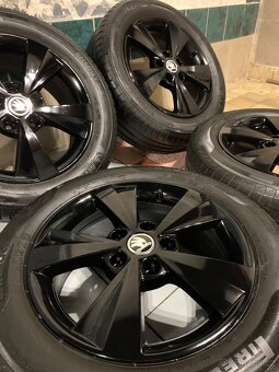 Alu kola Škoda R16 5X112 LETNÍ PNEU 205/55 R16 100% Vzorek - 3