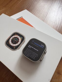 Apple Watch Ultra 49mm Titanium Orange Alpine Loop L - 3