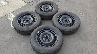 Pěkná zimní kola 15" 5x112 ET43 Octavia 3 + Golf 7 - 3
