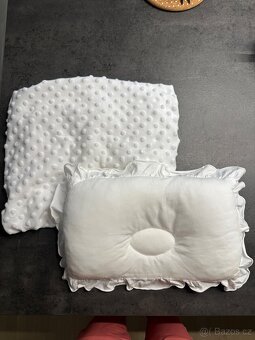 Mojžíšův košík včetně matrace + houpací stojan (kolíbku) pro - 3