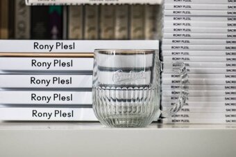 Budvar - pivni sklo, sklenice 0,5L Rony Plesl - 3