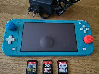 Nintendo switch lite+hry - 3