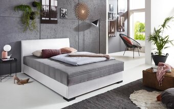 AKCE Postel 140x200 bílá / černá VÍCE KS NOVÝ - 3