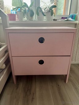 Dětská skrin a komoda ikea - 3