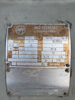 Prodám Diesel agregát ČKD - 3