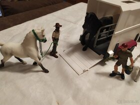 27.Clydesdálská, Fríská, Arabská kl.+ příslušenství Schleich - 3