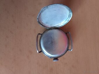 STARÉ STŘÍBRNÉ DÁMSKÉ HODINKY REMONTOIR CYLINDRE 10 RUBIS - 3