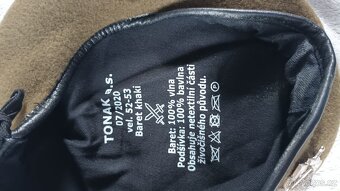 Baret khaki AČR vel. 52 - 53 - 3