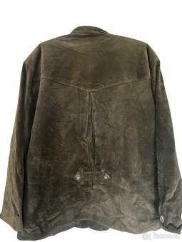 Pánská kožená bunda v selském stylu vel. XXXL - 3