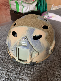 AIRSOFTOVÁ HELMA taktická žíhaná NOVÁ - 3