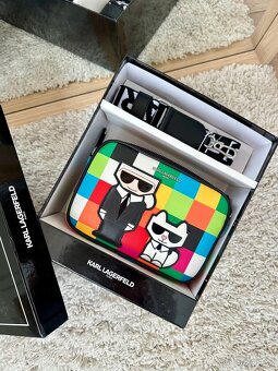 KOSTIČKOVÁ CROSSBODY KABELKA KARL LAGERFELD - 3