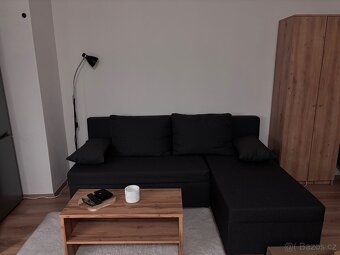 Černo-šedá sedací souprava/gauč - 3