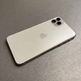 iPhone 11 Pro Max 256GB silver, pěkný stav, 12 měsíců záruka - 3