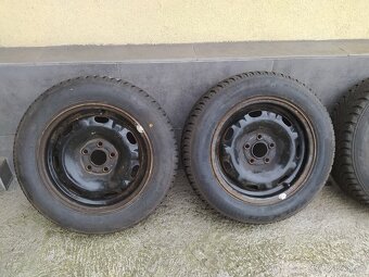 4 x Zimní pneu na ráfcích na Škoda, Vw, Seat 185/60 R14 82T - 3