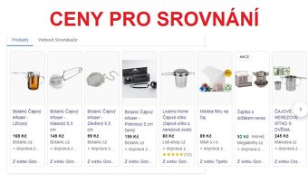 Krásné nové sítko na sypaný čaj či bylinky apod. - SLEVA - 3