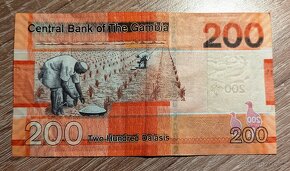 Gambie, bankovky v hodnotě 2.540 dalasi - 3