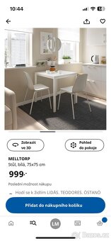 Stůl MELLTROP 75x75 , IKEA - 3