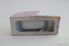 porcelánová dóza miska Horní Slavkov, kubismus - 3