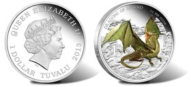 investiční střibrnné mince - Dragons of Legend - 3