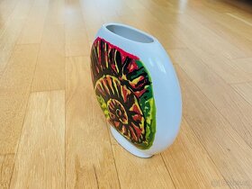 Keramická váza, nová - motiv Nautilus - 3