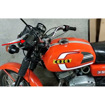 DRŽÁK PALUBNÍ DESKY - DVOUBUDÍK - ČZ 350/472.5 A ČZ 350/472. - 3