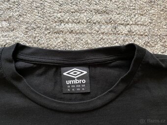 Nové pánské bavlněné triko s dl. rukávem UMBRO - XL - 3