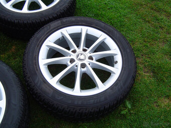 4 XZIMNÍ HLINÍKOVÁ KOLA ŠKODA KAROQ,OCTAVIA IV 215/55 R17 - 3