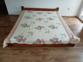 Postel ze smrku 180 x 200 cm - 3