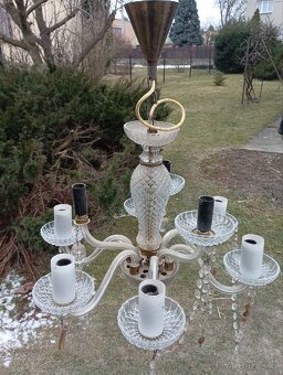 Skleněný lustr s ověsyNeuplny - 3