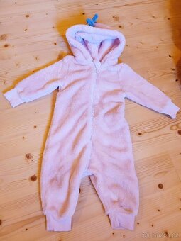 Velmi teplý, plyšový overal - dráček - zn. NEXT, 12 - 18 m - 3