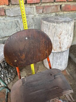 Kovové dětské židličky na renovaci - 3