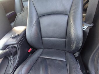 BMW E91 sport sedadla černá kůže sedačky - 3