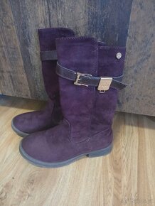 Semišové kozačky X-TI, vel. 28 - 3