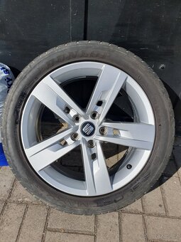 Alu kola Seat 5x112 r17 7j et49 pneu 225/45/17 - 3