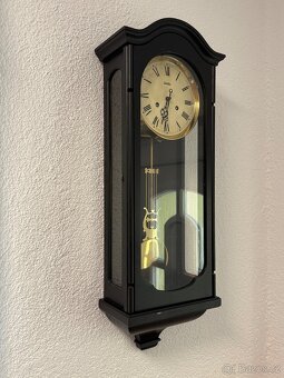 Nástěnné dřevěné hodiny Zentra bicí,půlové - 3