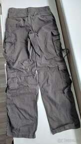 Kapsáčové kalhoty khaki - 3