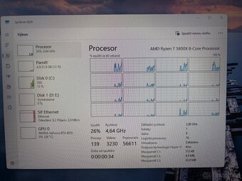 Herní PC | Ryzen 7 5800x, RTX 4070, 32GB, 1TB SSD - 3