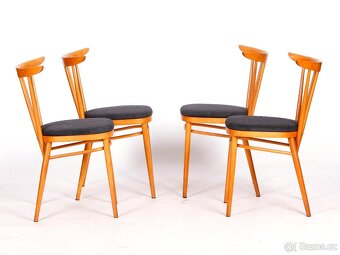 Designové židle TATRA, krásný stav, 4 kusy. - 3