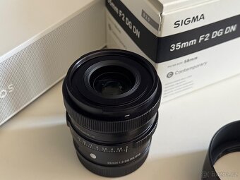 Zánovní: SIGMA 35 mm f/2 DG Contemporary pro L-mount černý - 3